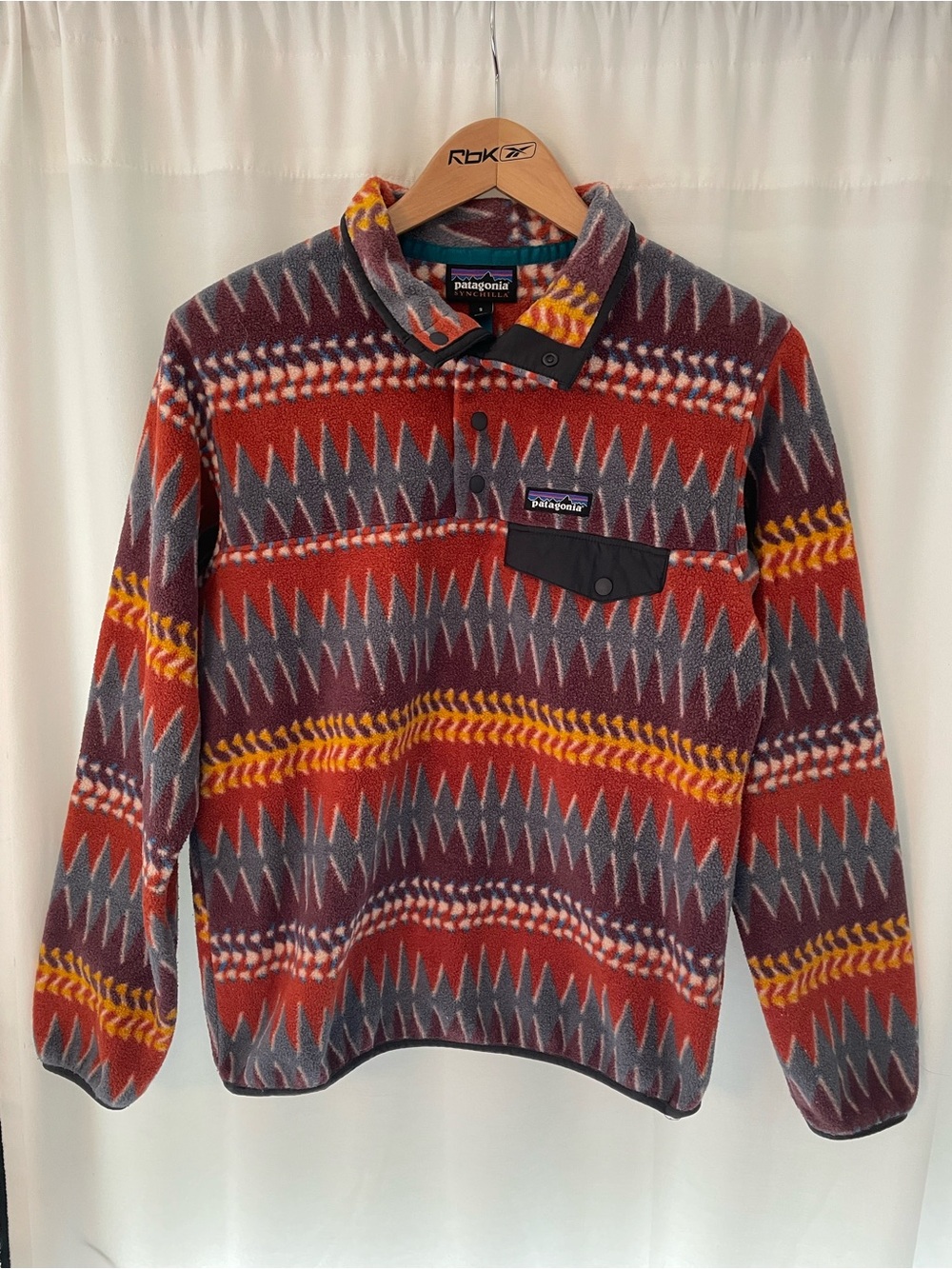 Rare Patagonia lightweight Synchilla pullover fleece laughing waters S small